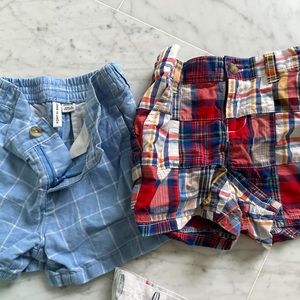 Two Janie and Jack shorts for summer